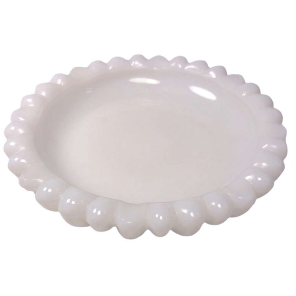 Hazel Atlas Vintage Nesting Daisy Ashtray Opaque White Milk Glass Flower… - Picture 6 of 10